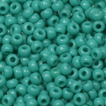 Γυάλινες χάντρες Miyuki seed beads  opaque matte turquoise green(10gr)