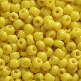 Γυάλινες κίτρινες 2mm(20 gr)