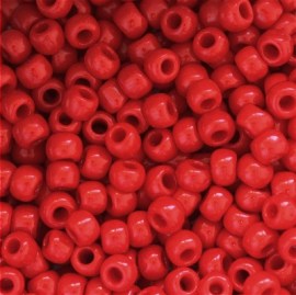 Γυάλινες χάντρες Toho 2,2mm κόκκινες ματ.(10 gr.)
