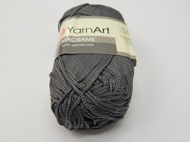 Κορδόνι μακραμέ polyester γκρι σκούρο της yarnart 90gr(130 m)