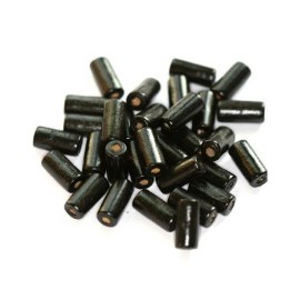 Ξύλινες βαρελακι  μαύρες 12*5mm(20 τεμ)