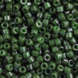 Χάντρες Miyuki Delica beads dyed opaque forest 1.6 x 1.3 mm(5gr)