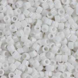 Χάντρες Miyuki Delica beads opaque white(5gr)